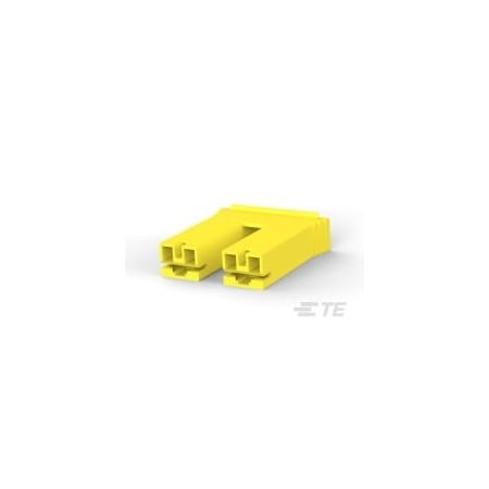 Te Connectivity PL&STANDARD FASTON 250 HSG REC YELLOW 520935-6